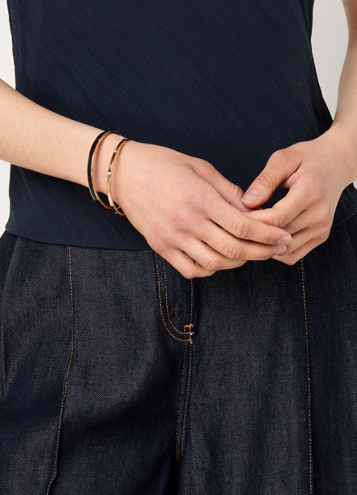 Coach Bangle in set van 2 - voorkant 2 zwart