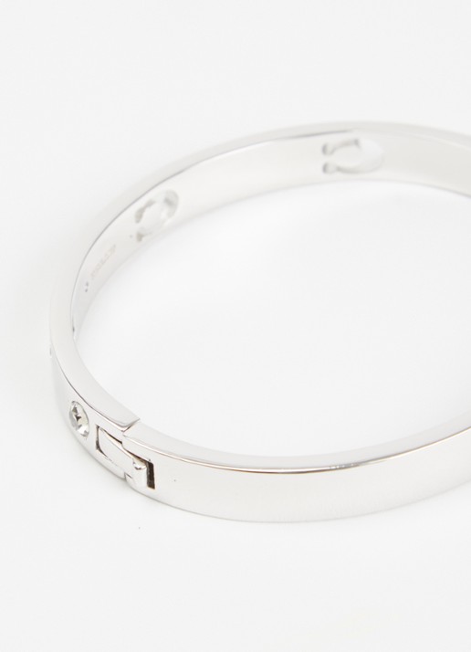Coach Bangle met logo - detail 3 zilver