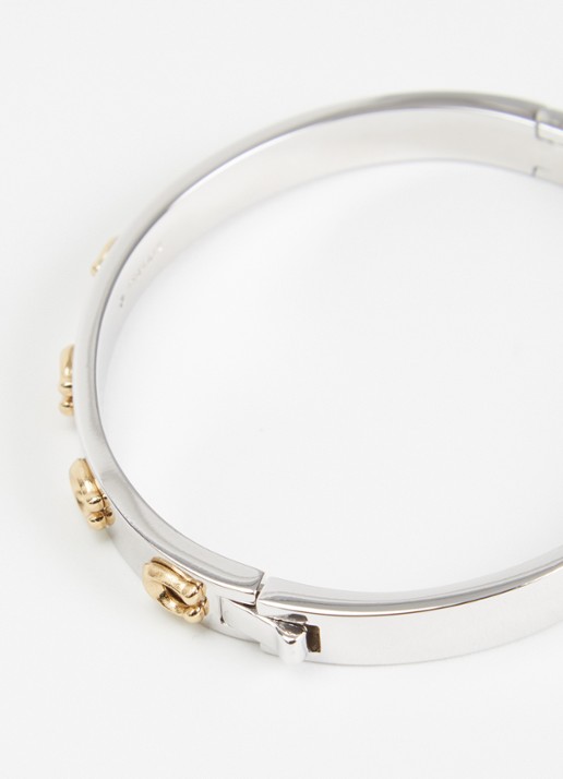 Coach Bangle met logo - detail 3 zilver