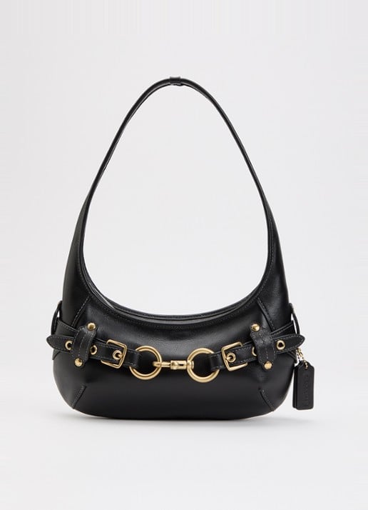 Coach Belted Ergo 26 schoudertas van leer