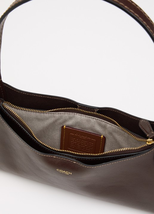 Coach Brooklyn 24 schoudertas van leer - detail 3 bruin