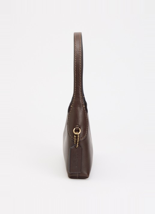 Coach Brooklyn 24 schoudertas van leer - detail 4 bruin