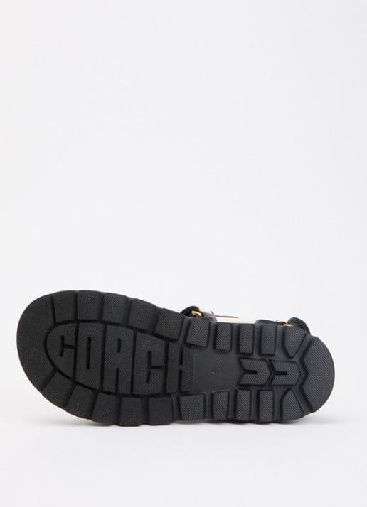 Coach Brynn sandaal met logo - detail 4 gebroken wit