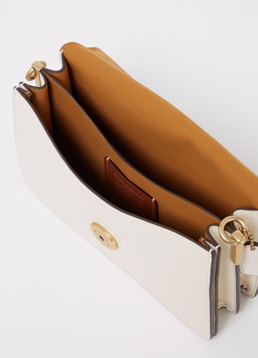 Coach  Chain Tabby schoudertas van leer - detail 2 creme