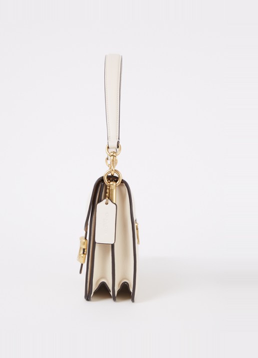 Coach  Chain Tabby schoudertas van leer - detail 3 creme