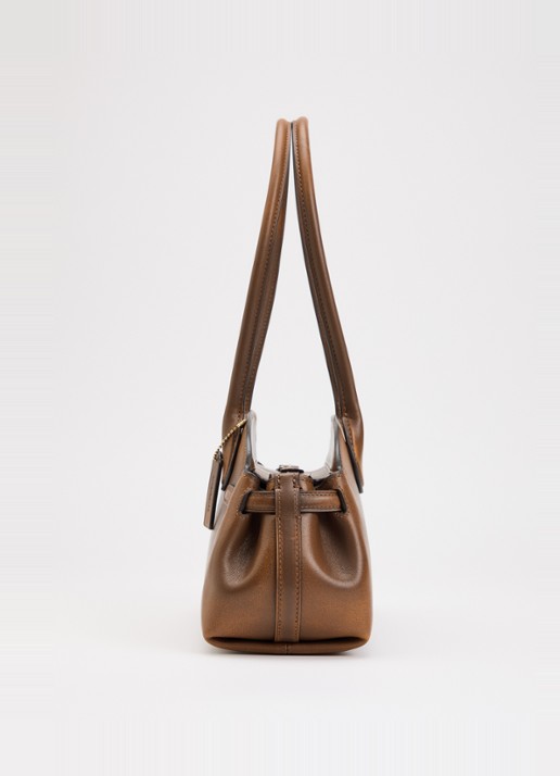 Coach Empire 34 schoudertas van leer - detail 3 bruin
