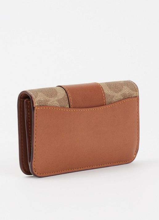 Coach Essential portemonnee met logoprint - achterkant 2 bruin