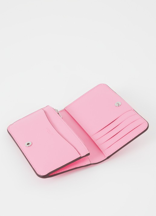 Coach Essential Slim portemonnee met logoprint - voorkant 2 roze