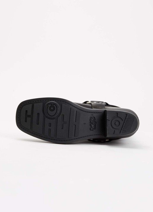 Coach Harness laars van leer - detail 4 donkerbruin