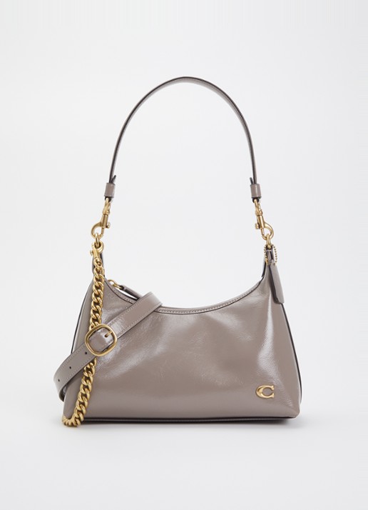 Coach Juliet 25 schoudertas van leer met afneembare schouderriem