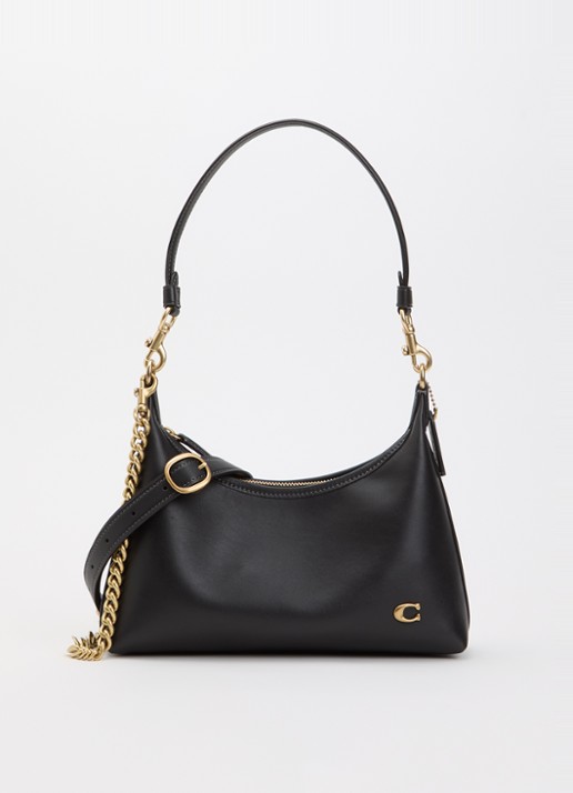 Coach Juliet 25 schoudertas van leer met logo