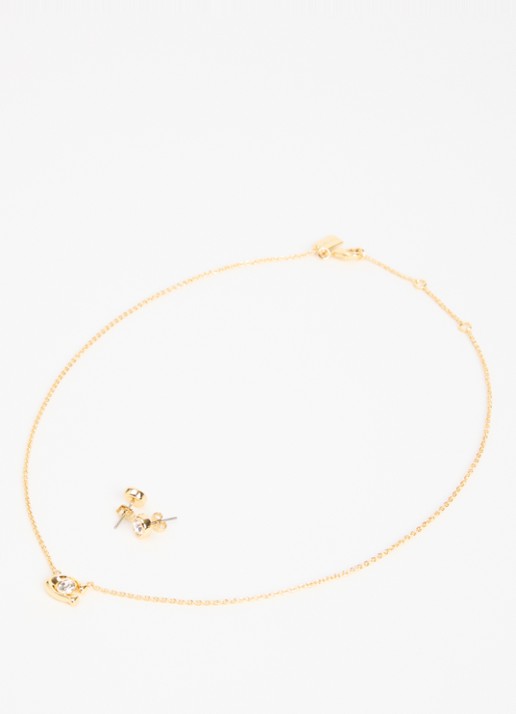 Coach Ketting en oorstekers in set van 2 - detail 2 goud