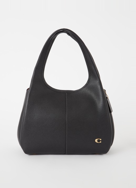 Coach Lana schoudertas van leer met logo