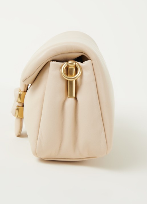 Coach Pillow Tabby 26 gewatteerde crossbodytas van leer - detail 2 creme
