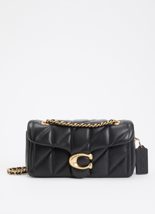 Coach Tabby 20 schoudertas van leer met quiltpatroon