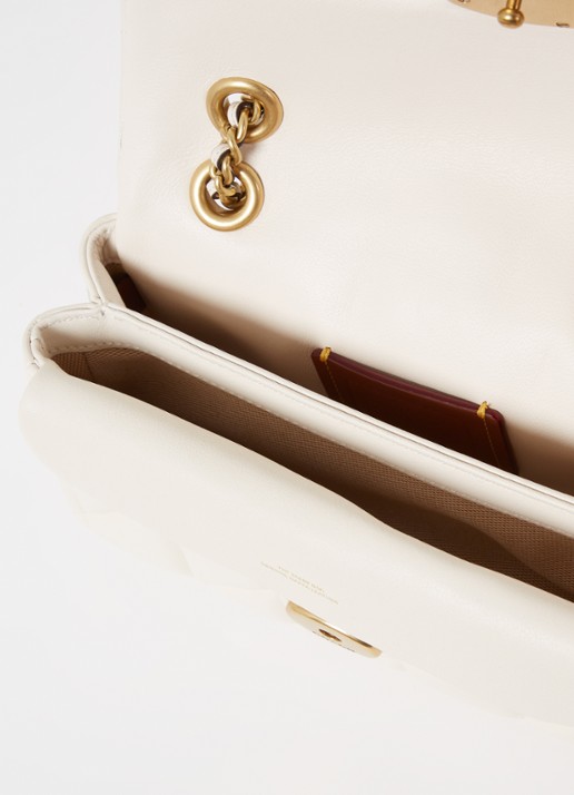 Coach Tabby 20 schoudertas van quilted leer - detail 5 gebroken wit
