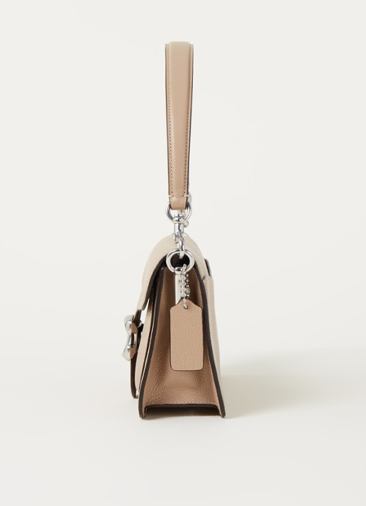 Coach Tabby 26 schoudertas van leer - detail 2 donkerbeige