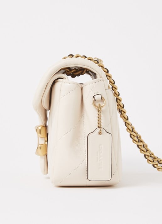 Coach Tabby 26 schoudertas van quilted leer - detail 2 creme