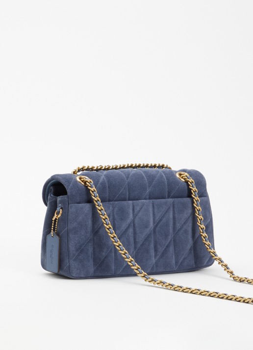 Coach Tabby 26 schoudertas van quilted suède  - achterkant 7 jeans