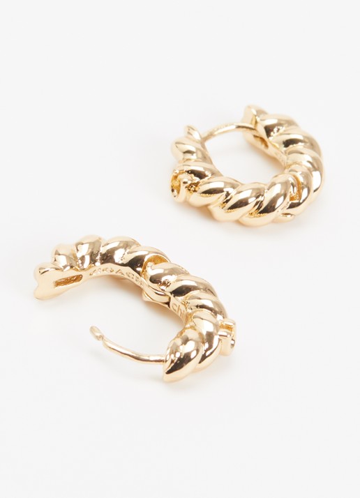 Coach Twisted C oorringen - detail goud