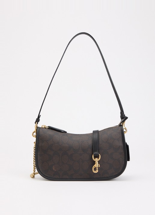 Coach Waverly schoudertas met logoprint en afneembare schouderriem