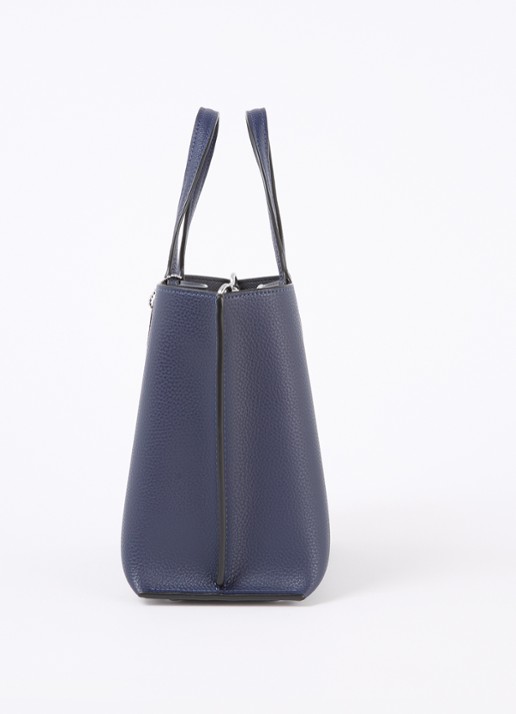 Coach Willow 24 handtas van leer met afneembare schouderriem - detail 5 donkerblauw