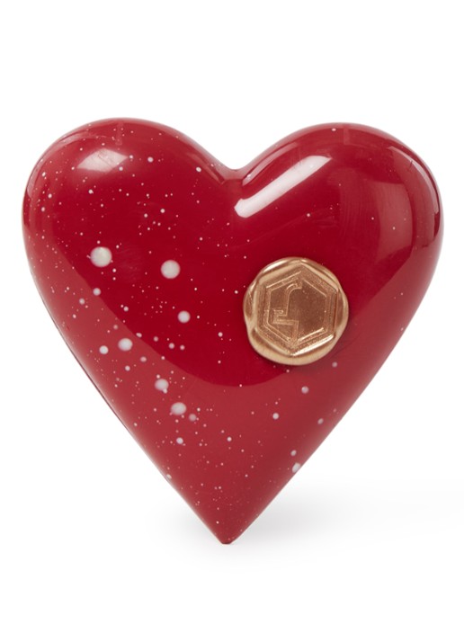 Coco & Sebas Hart melkchocolade en bladgoud - voorkant steenrood