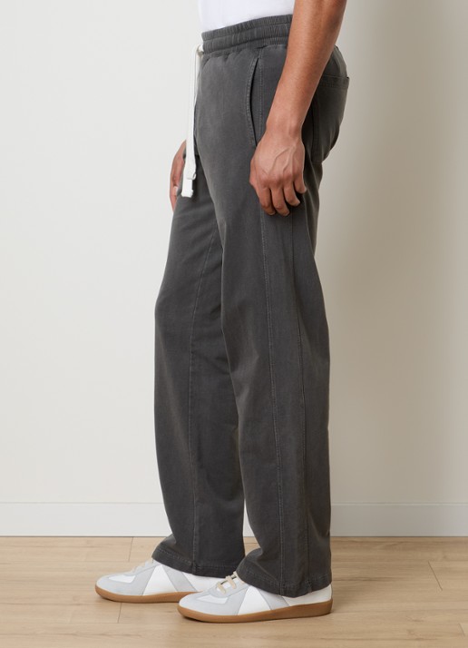 Cole Buxton Loose fit joggingbroek met trekkoord - detail 5 antraciet