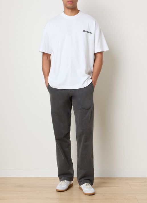 Cole Buxton Loose fit joggingbroek met trekkoord - voorkant 3 antraciet