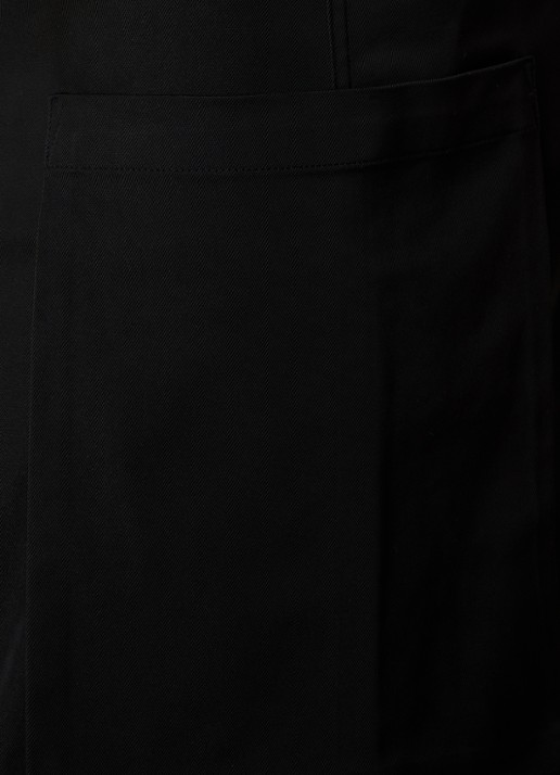 Cole Buxton Straight fit korte cargobroek met opgestikte zakken - detail 3 zwart