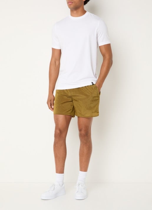 Cole Buxton Zwemshort met ritszakken - voorkant 4 mosterd