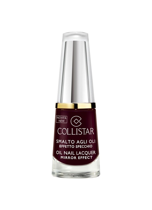 Collistar Oil Nail Lacquer Mirror Effect - nagellak - voorkant 312 blackberry