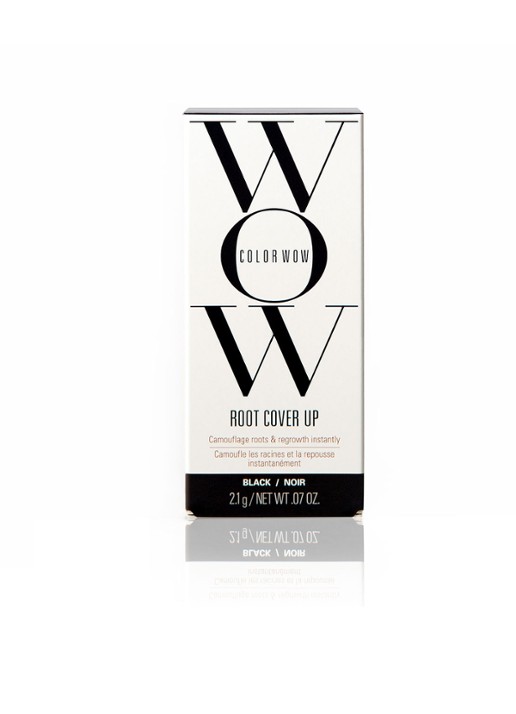 Color Wow Root Cover Up - uitgroei poeder - voorkant 6 black