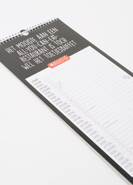 Comello For Two planner 2022 - detail 3 zwart