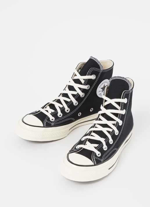 Converse Chuck 70 Hi sneaker van canvas - detail zwart