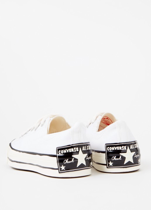 Converse Chuck 70 OX sneaker van canvas  - achterkant 5 wit