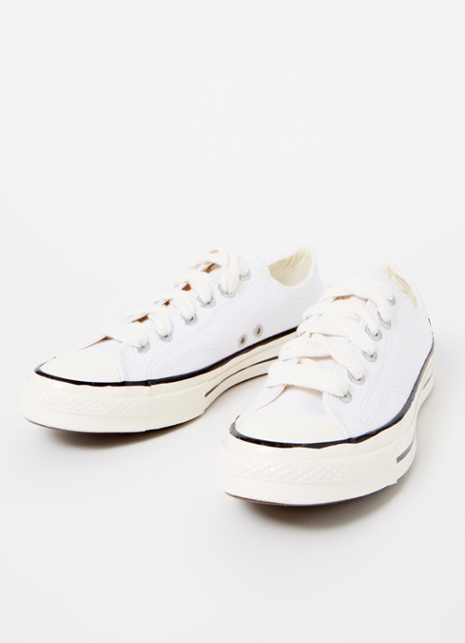 Converse Chuck 70 OX sneaker van canvas  - detail 2 wit