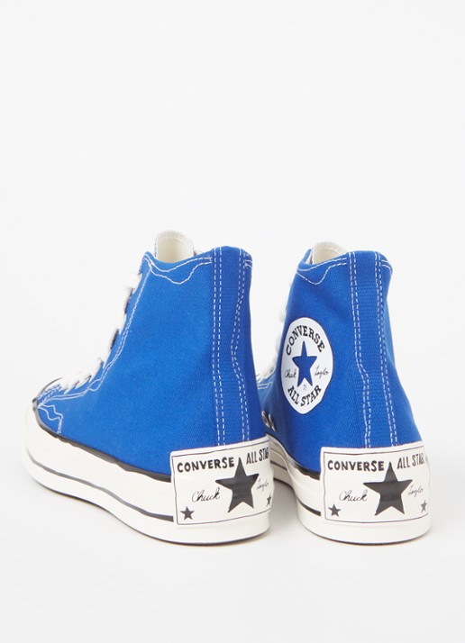 Converse Chuck 70 OX sneaker van canvas  - achterkant donkerblauw