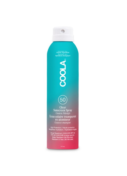 Coola Classic Body  Sunscreen Spray SPF50 Guava Mango - zonnebrand