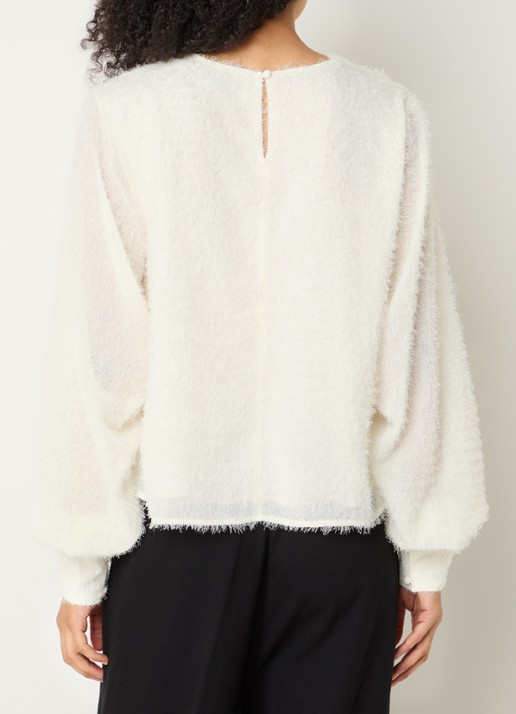 Copenhagen Muse CMAdina tuniek met structuur - achterkant gebroken wit