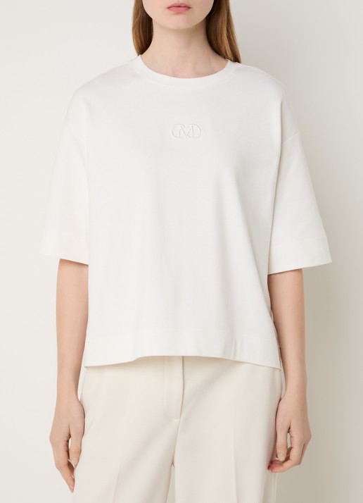Copenhagen Muse Muse T-shirt met logoburduring