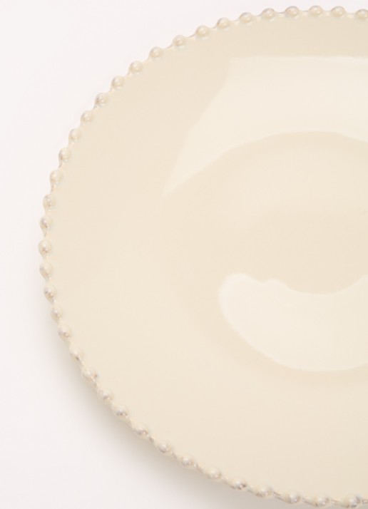 Costa Nova Pearl diep bord 24 cm - detail beige