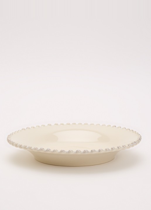 Costa Nova Pearl diep bord 24 cm - voorkant 4 beige
