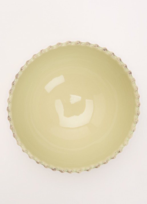 Costa Nova Pearl kom 17 cm - voorkant 2 lindegroen