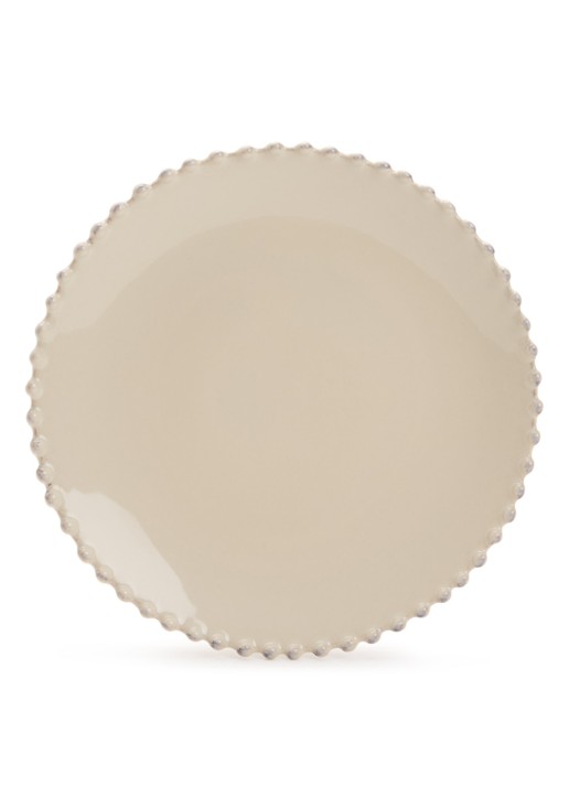 Costa Nova Pearl ontbijtbord 22 cm - voorkant beige