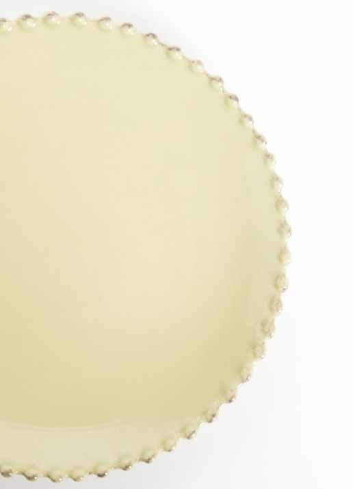 Costa Nova Pearl ontbijtbord 22 cm - detail lindegroen