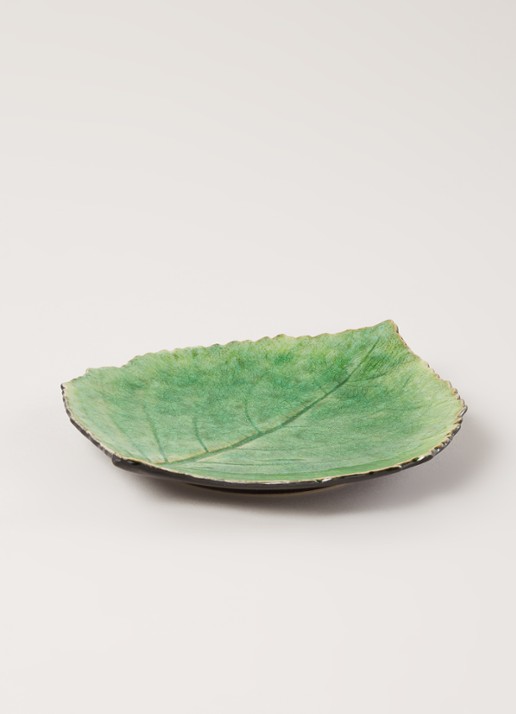 Costa Nova Rivièra Hydranchea bord 21 cm - voorkant 2 groen