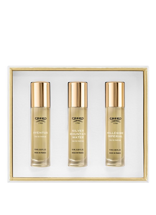 Creed Masculine Holiday 26 Set Eau de Parfum - mini parfumset - voorkant 2 goud