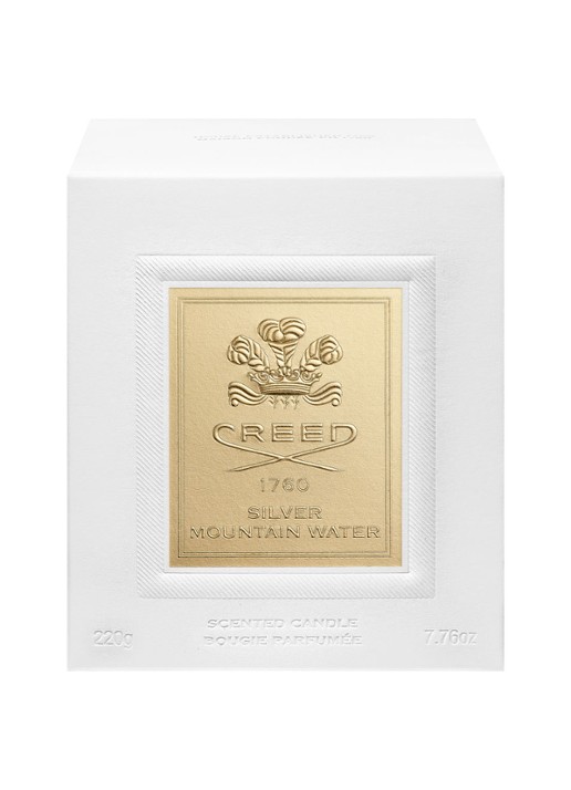 Creed Silver Mountain Water Porcelain Candle - geurkaars 220 gram - voorkant 3 undefined