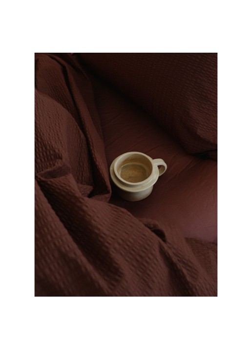Crisp Sheets Americano dekbedovertrek van katoen 144 TC - inclusief kussensloop  - detail 4 donkerbruin